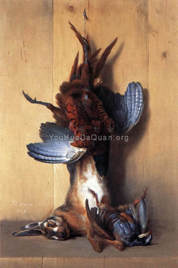 Still Life With Pheasant - 让·巴蒂斯特·奥德利